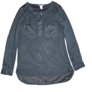 H&M Black Sheer Blouse || Small sz4 || EUC